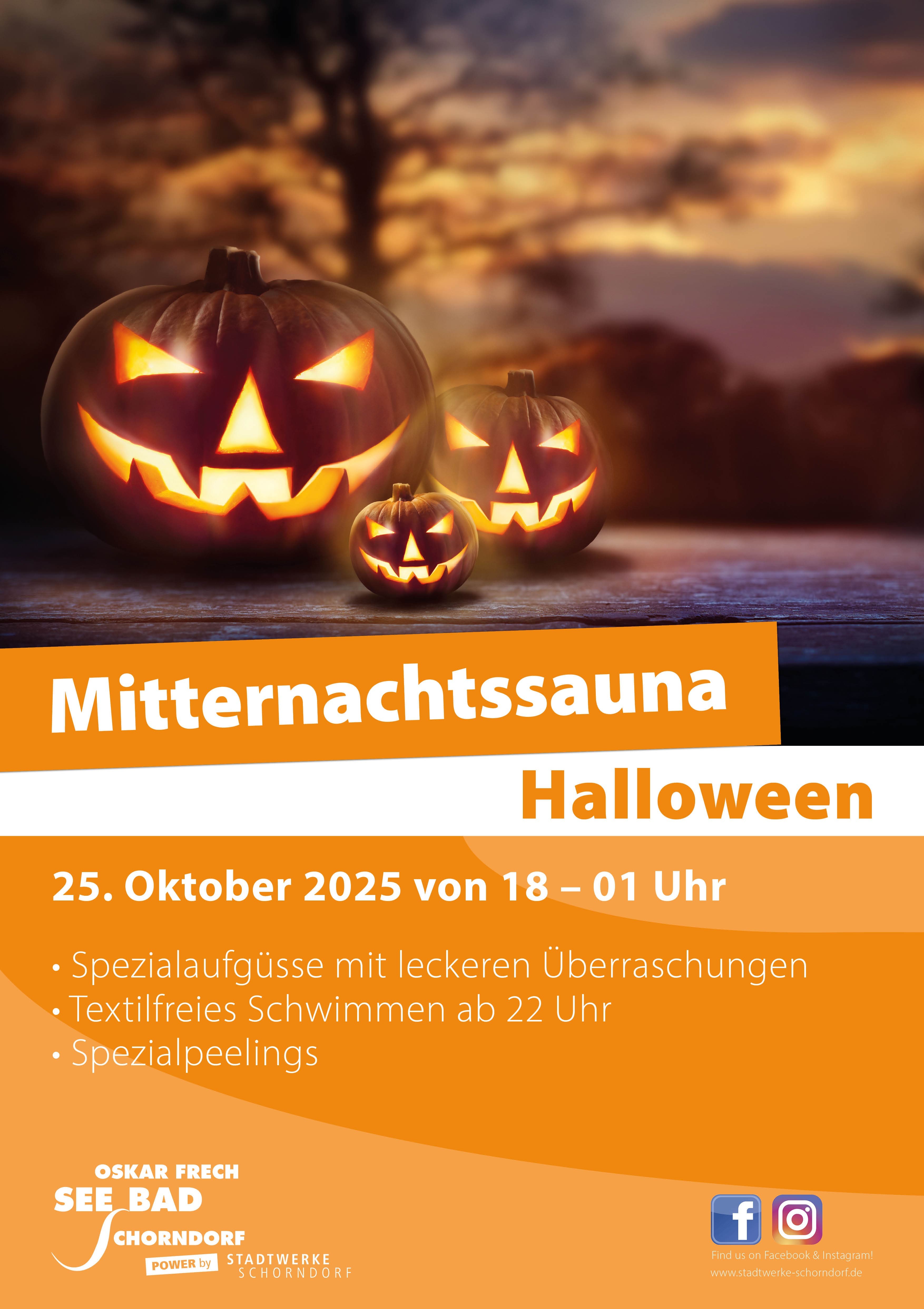 Event: Mitternachtssauna - Bäderbetriebe Schorndorf