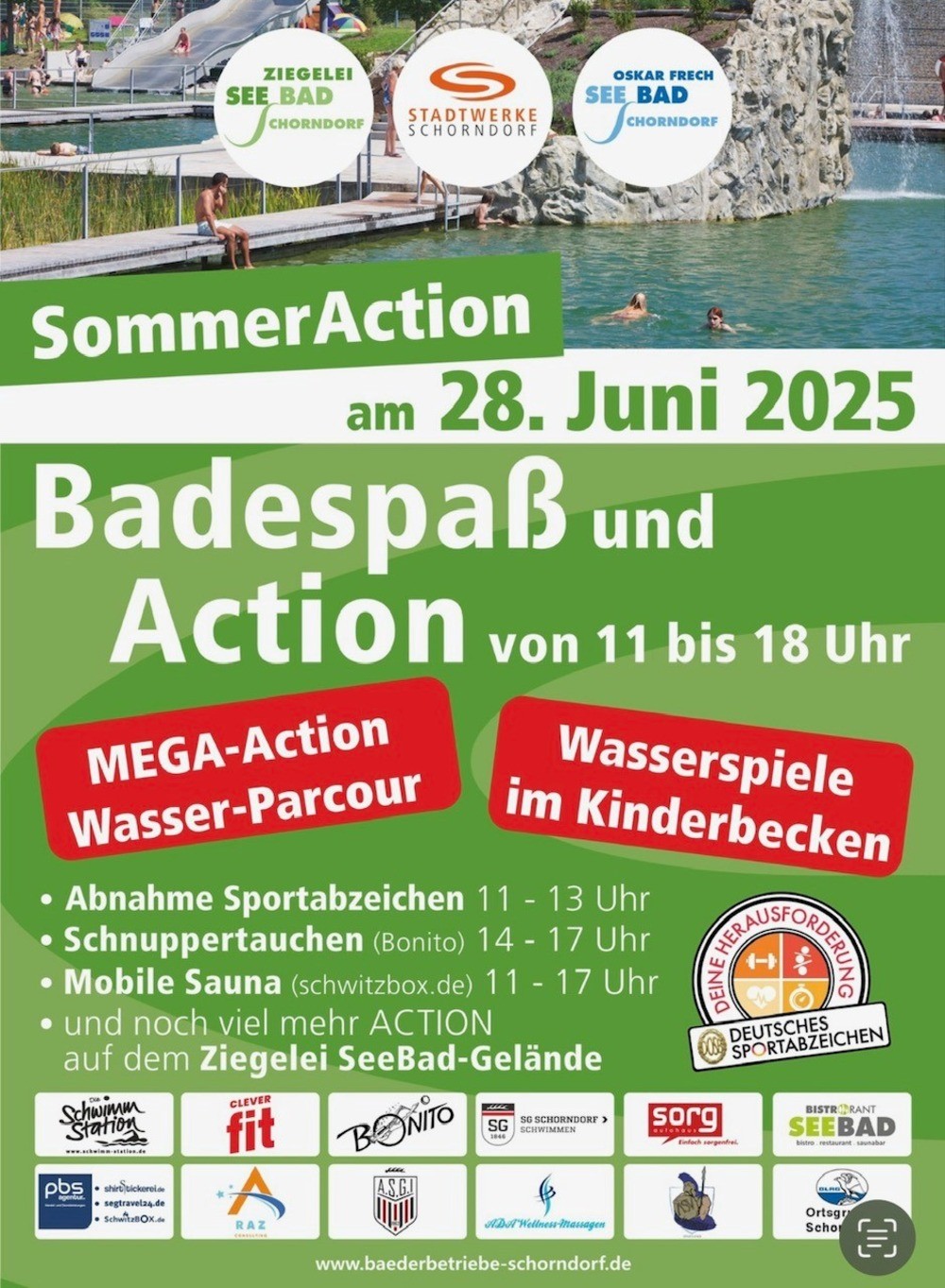 Event: Sommeraction - Bäderbetriebe Schorndorf