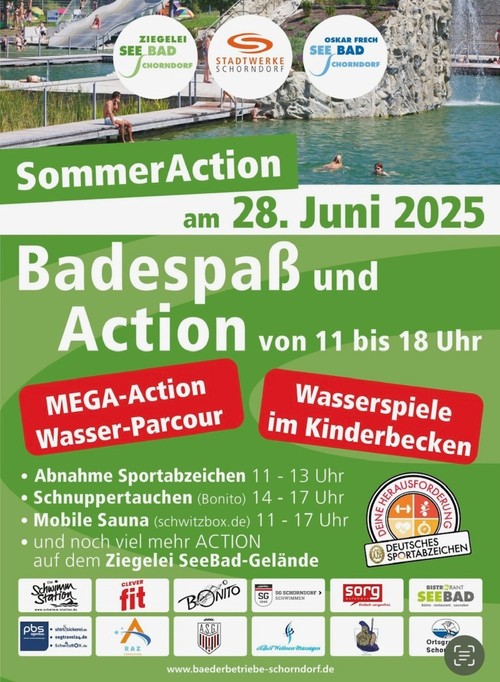 Event: Sommeraction  - Bäderbetriebe Schorndorf