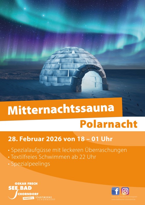 Event: Mitternachtssauna  - Bäderbetriebe Schorndorf